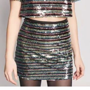 Sequin Skirt